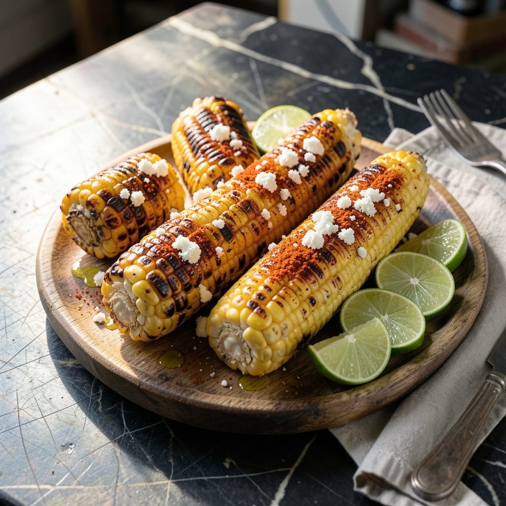 Mexican Street Corn Recipe No Mayo: Charred Kernels With Lime and Chili Dust Mexican Street Corn Recipe No Mayo: Charred Kernels With Lime and Chili Dust