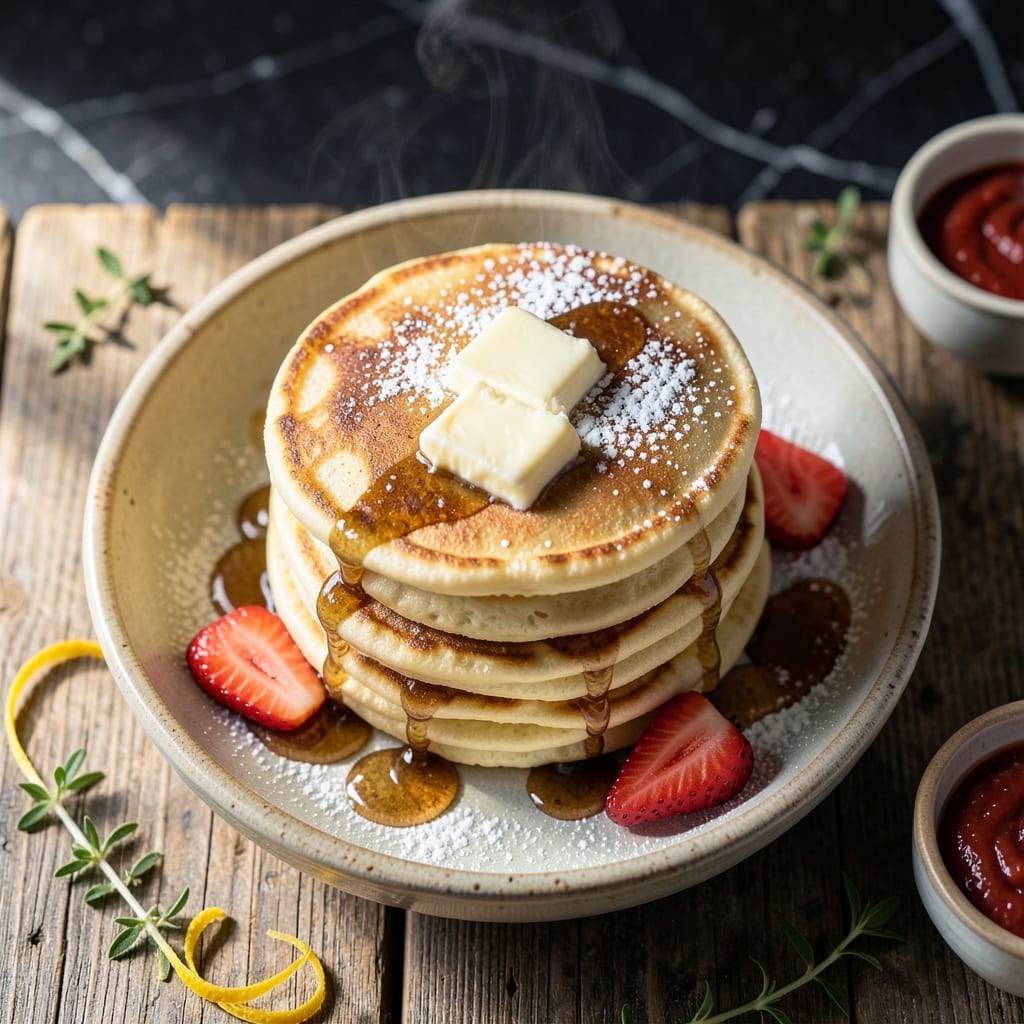 Pancake Recipe From Scratch: Fluffy Stacks With Golden Edges Pancake Recipe From Scratch: Fluffy Stacks With Golden Edges