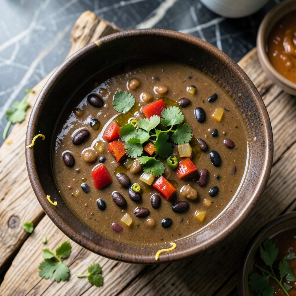 Complete Bahama Breeze Black Bean Soup Recipe: Island Inspired Hearty Bowl overview image