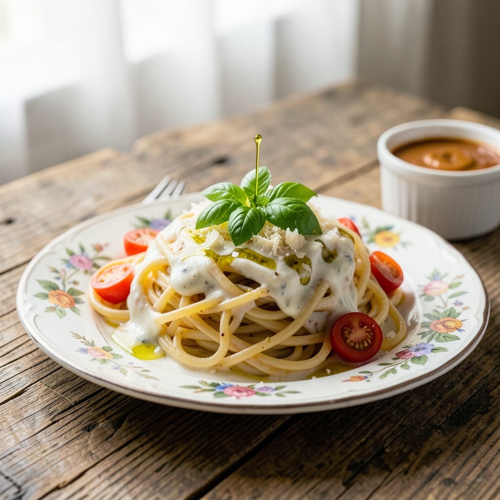 baked spaghetti recipe with cream cheese detailed visual guide