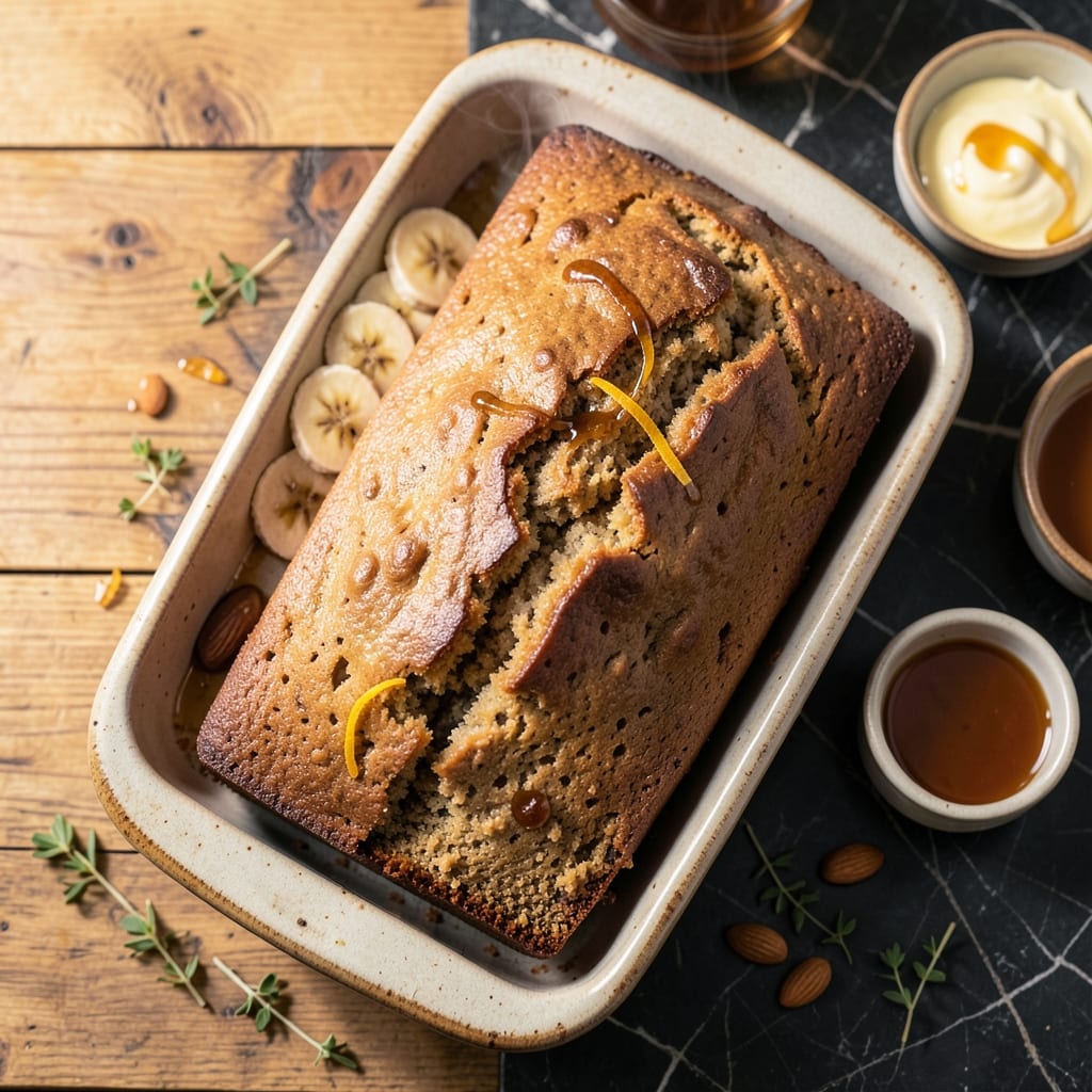 Banana Bread Recipe With Almond Flour: Gluten Free Moistness With Nutty Depth example with annotations