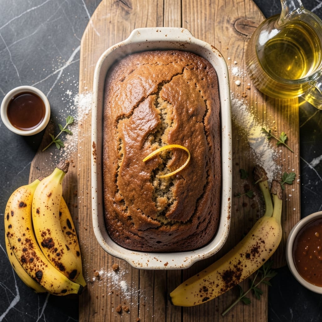 Banana Bread Recipe With Brown Sugar: Moist Loaf With Caramelized Sweetness Banana Bread Recipe With Brown Sugar: Moist Loaf With Caramelized Sweetness