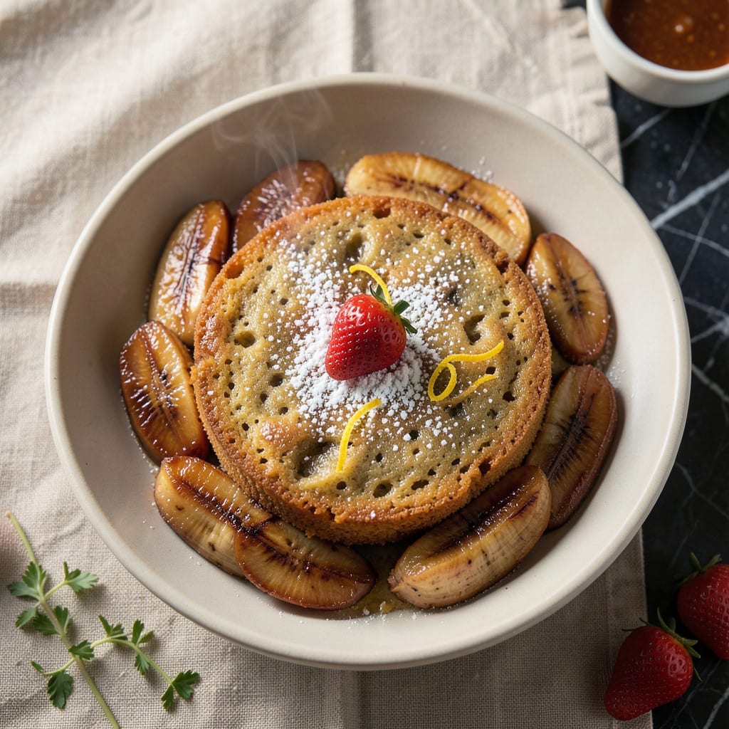 Comprehensive banana cake recipe steam visual reference