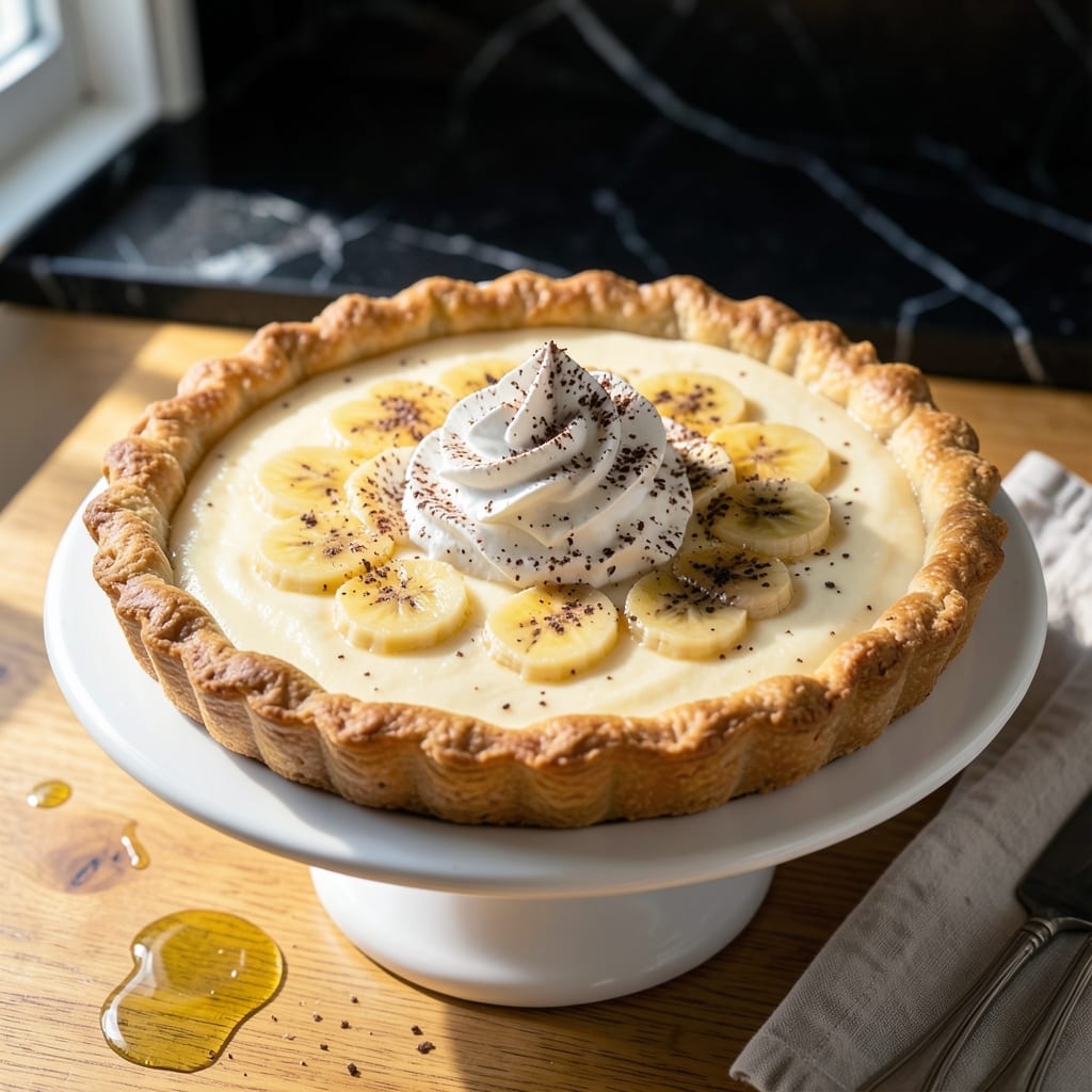 Banana Cream Pie Recipe With Pudding: Silky Layers in a Flaky Shell Banana Cream Pie Recipe With Pudding: Silky Layers in a Flaky Shell