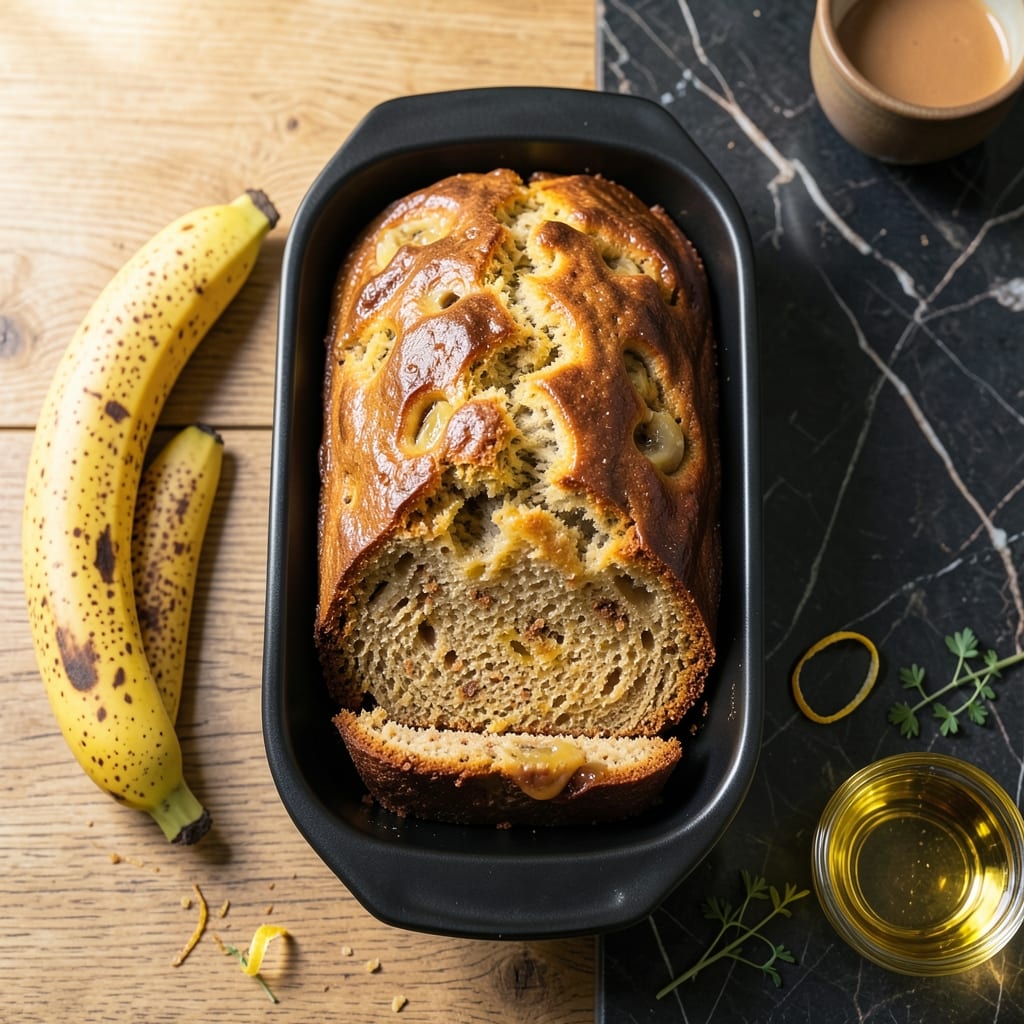 banana loaf recipe with oil detailed visual guide