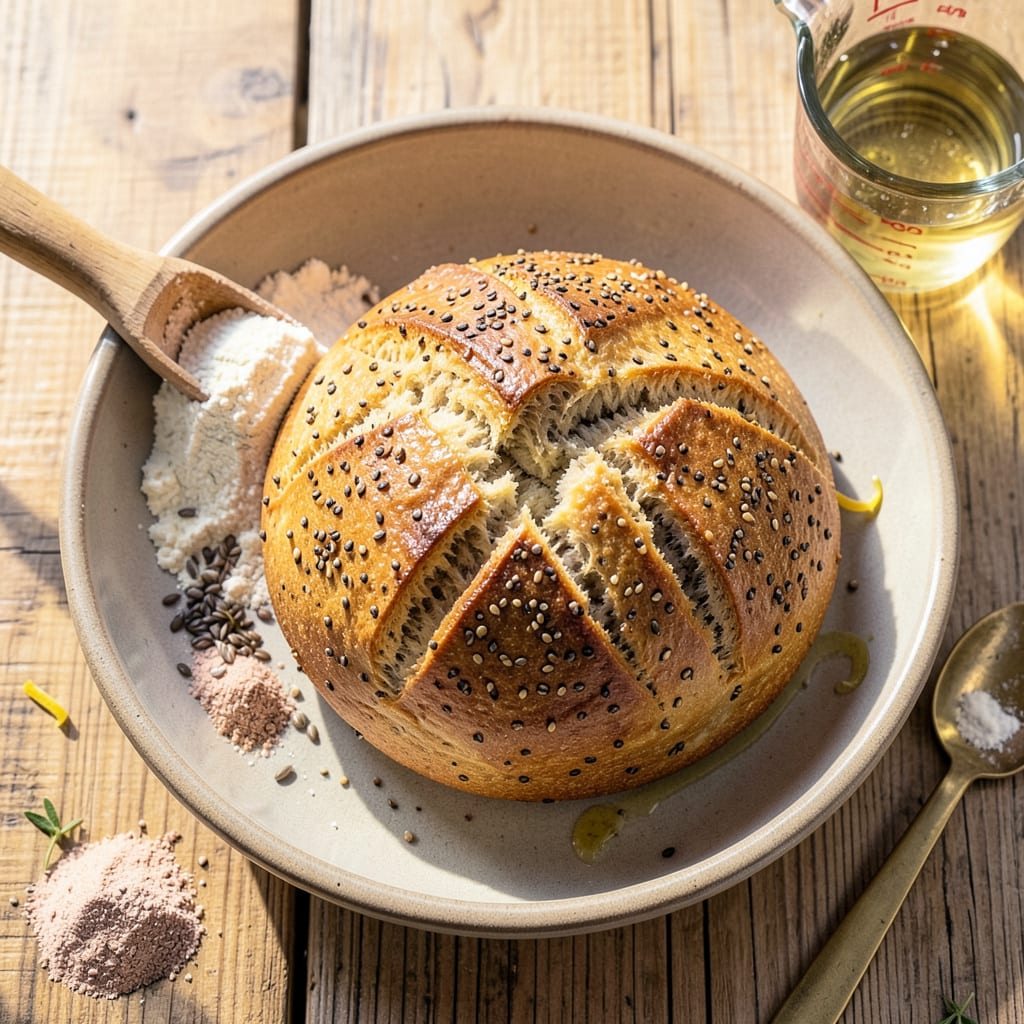 Visual representation of Barely Bread Recipe: Light and Fluffy Low Carb Perfection
