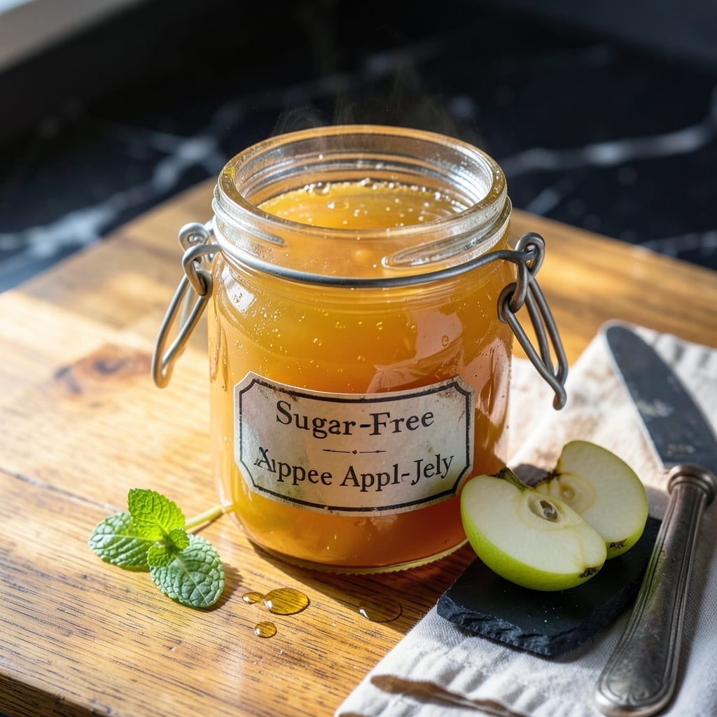 Sugar Free Apple Jelly Recipe: Light and Fruit-Forward Spread Sugar Free Apple Jelly Recipe: Light and Fruit-Forward Spread