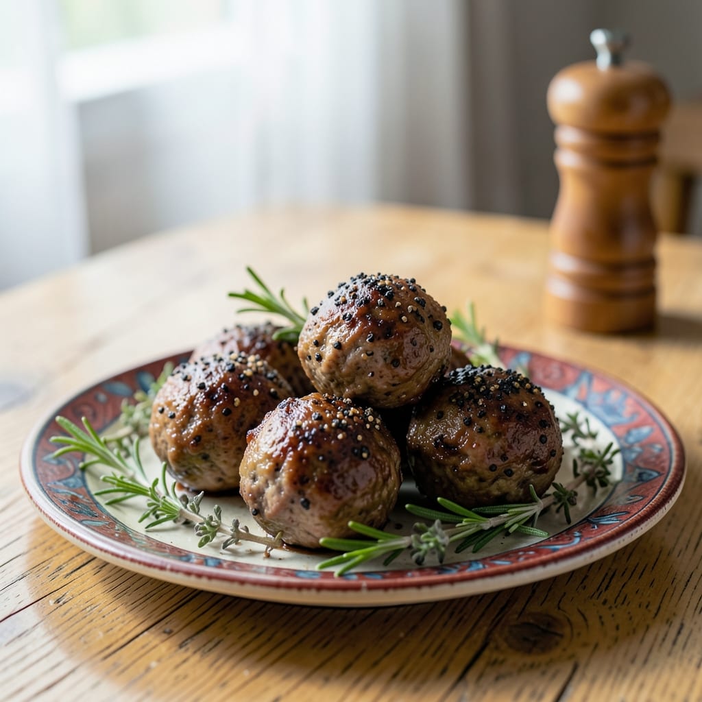 bbq meatballs recipe oven example with annotations