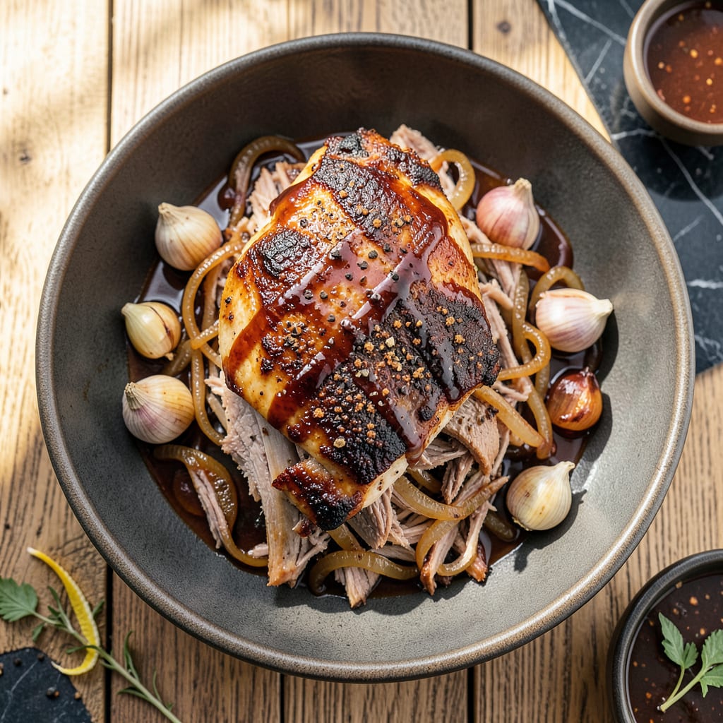 BBQ Pork Roast Recipe Slow Cooker: Fall Apart Tender With Smoky Depth example with annotations