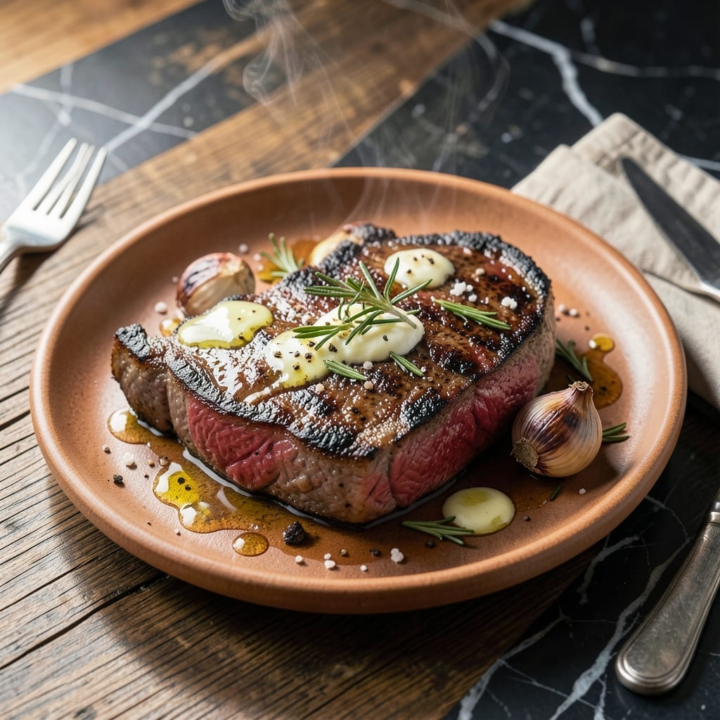 Grass Fed Sirloin Steak Recipe: Charred Crust with Buttery Finish Grass Fed Sirloin Steak Recipe: Charred Crust with Buttery Finish