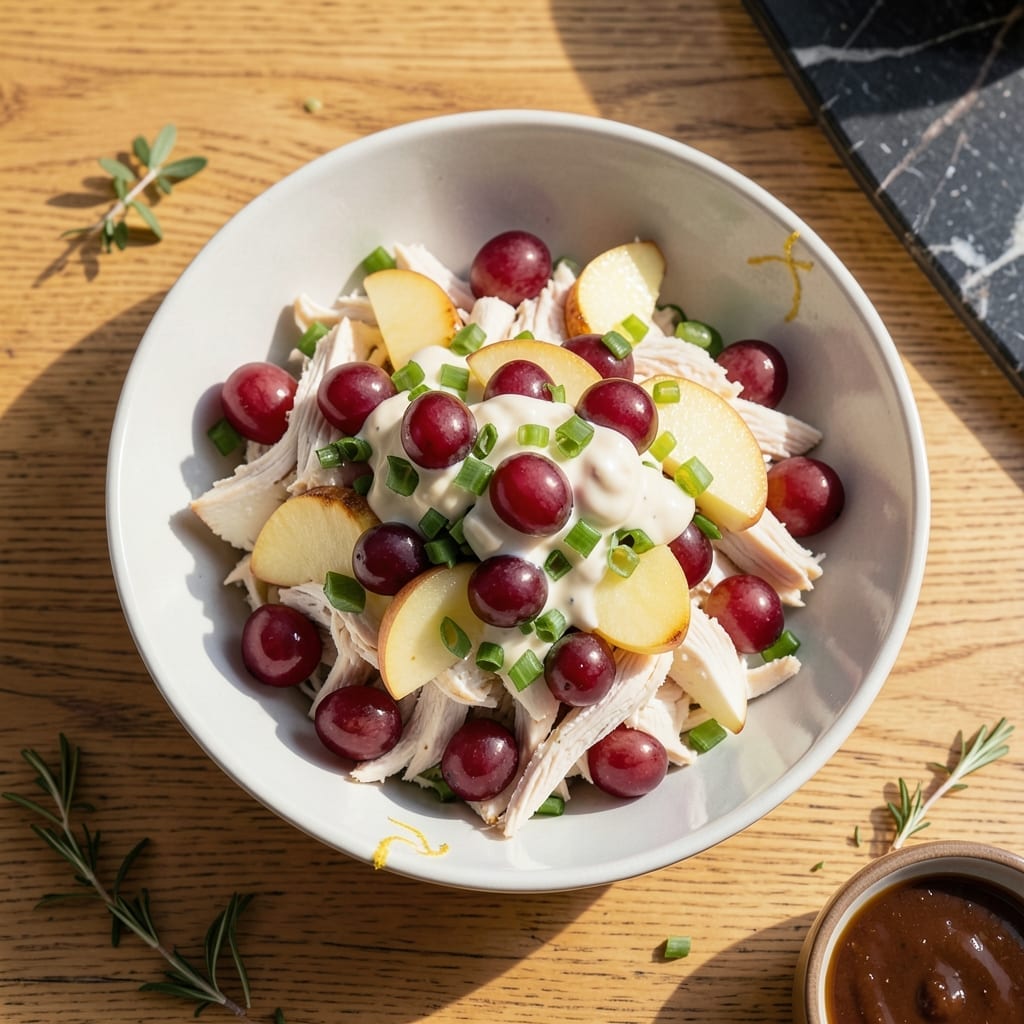 Chicken Salad Recipe With Grapes and Apples: Sweet Crunch in Every Bite Chicken Salad Recipe With Grapes and Apples: Sweet Crunch in Every Bite