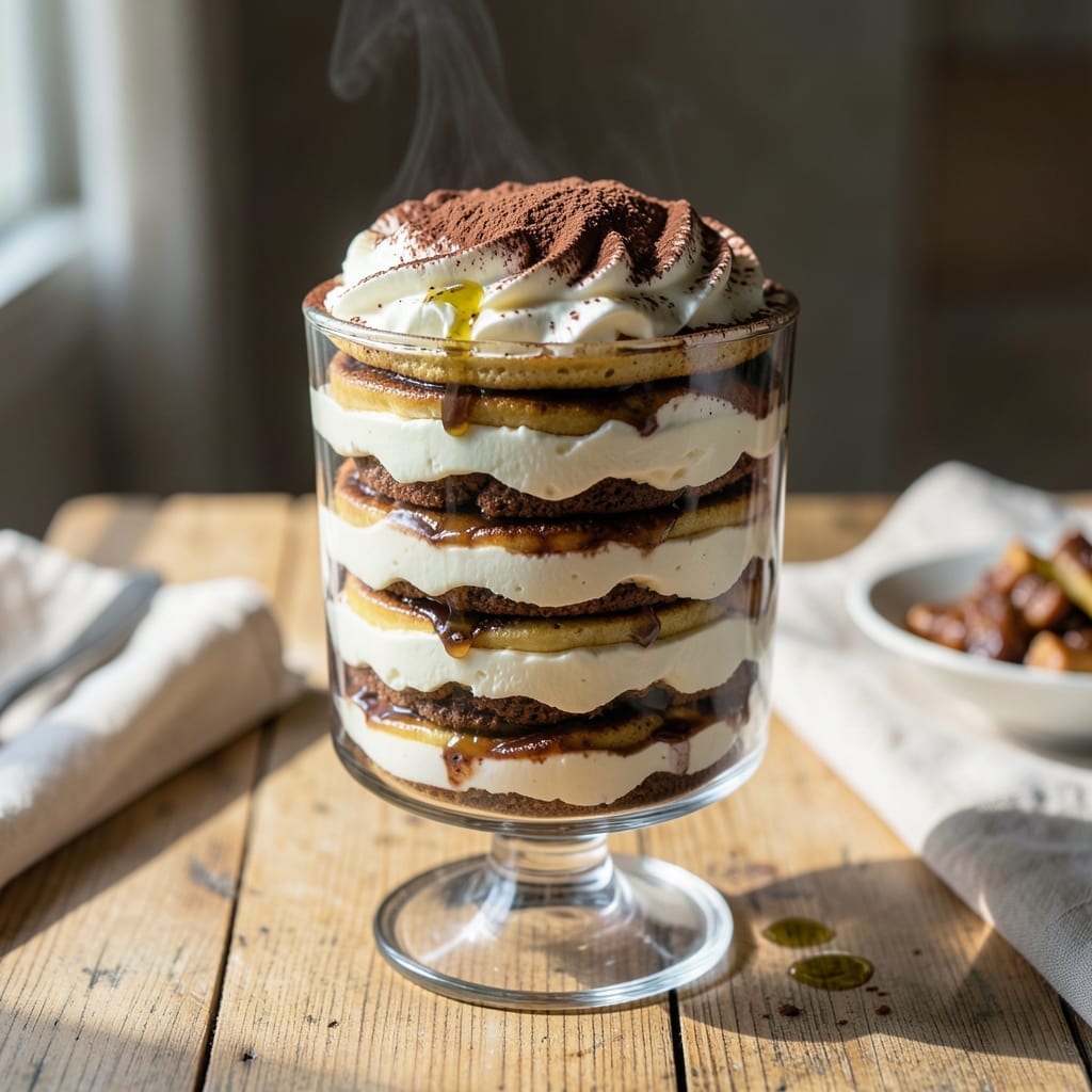 Tiramisu Recipe No Mascarpone: Coffee-Infused Layers With Whipped Cream Tiramisu Recipe No Mascarpone: Coffee-Infused Layers With Whipped Cream