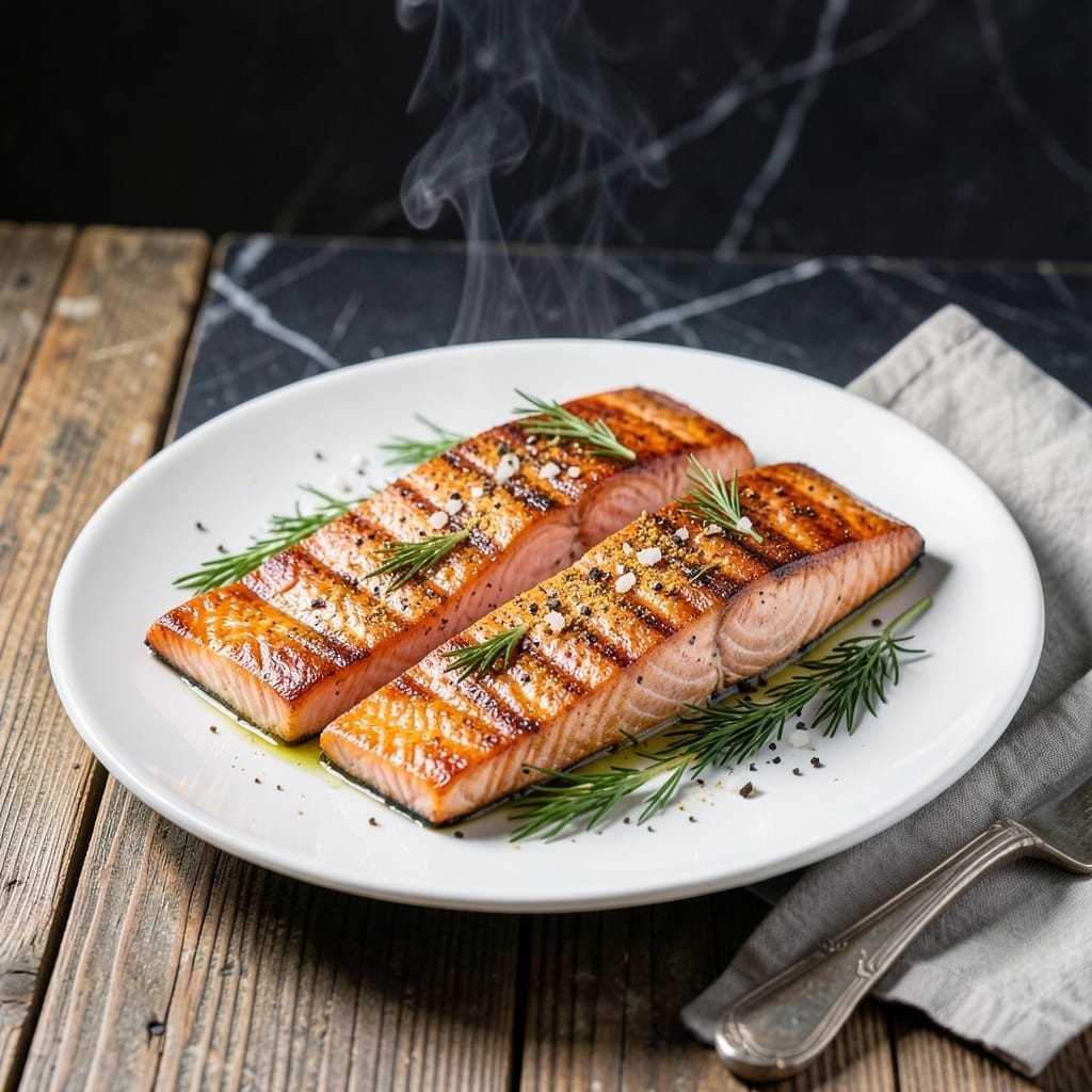 Broil Salmon Recipe With Skin: Crispy Top and Tender Flesh Broil Salmon Recipe With Skin: Crispy Top and Tender Flesh