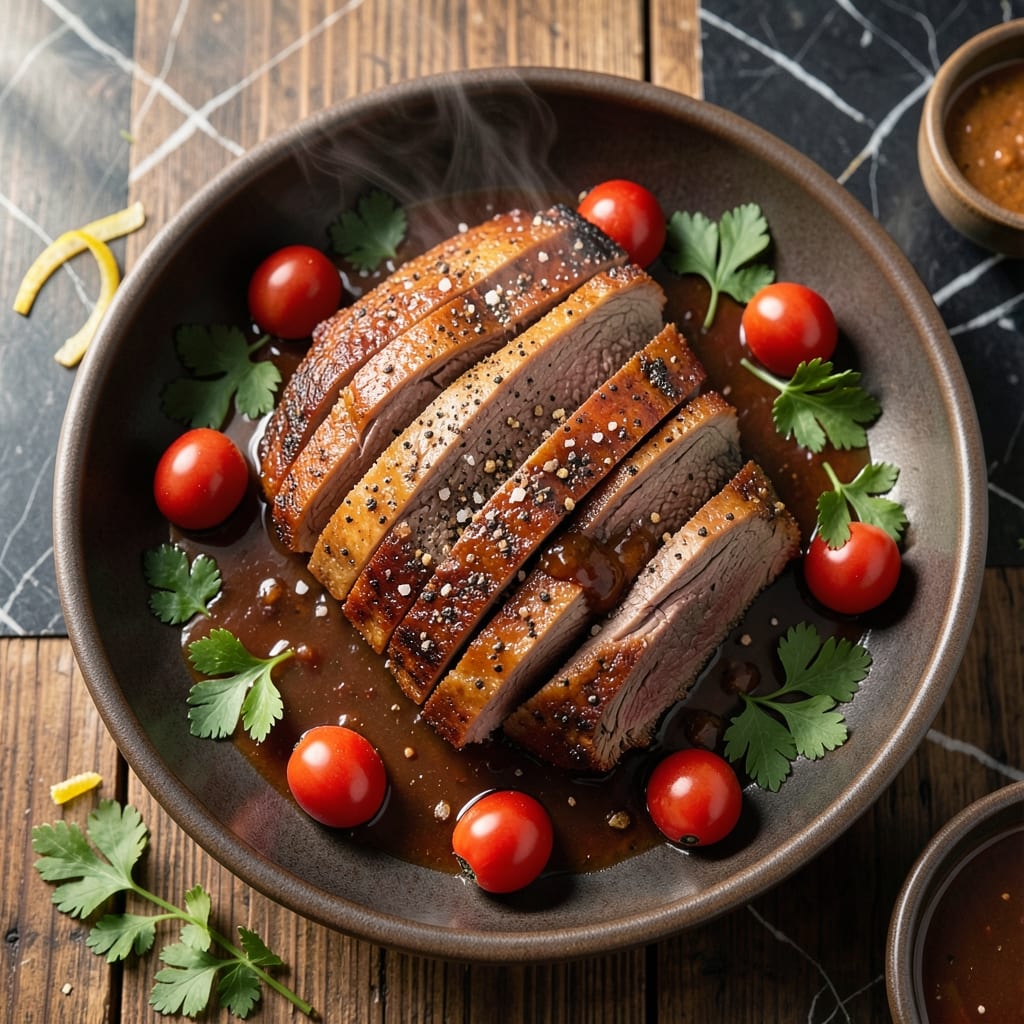 Visual representation of Beef Brisket Recipe Oven: Low and Slow to Melt in Your Mouth Tenderness