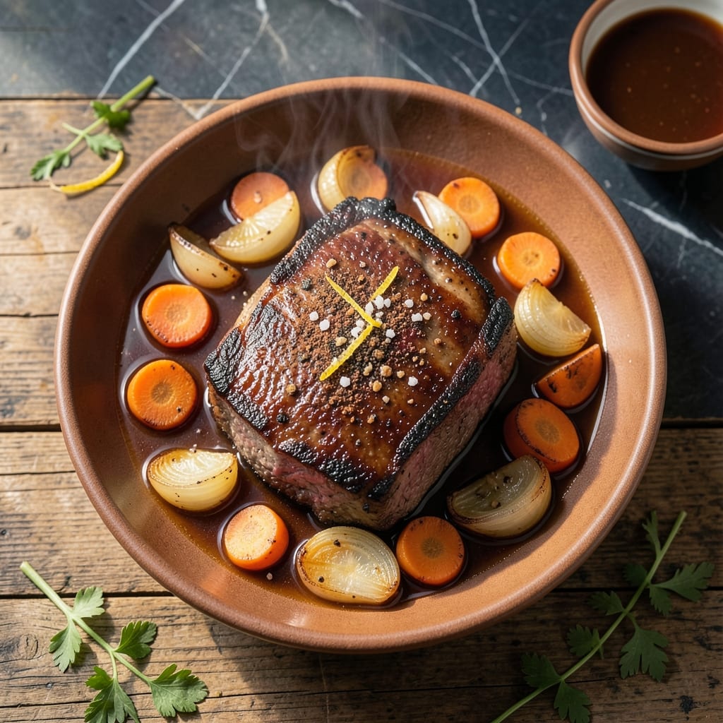 Complete Beef Brisket Recipe Slow Cooker: Hands Off Fall Apart Tenderness overview image
