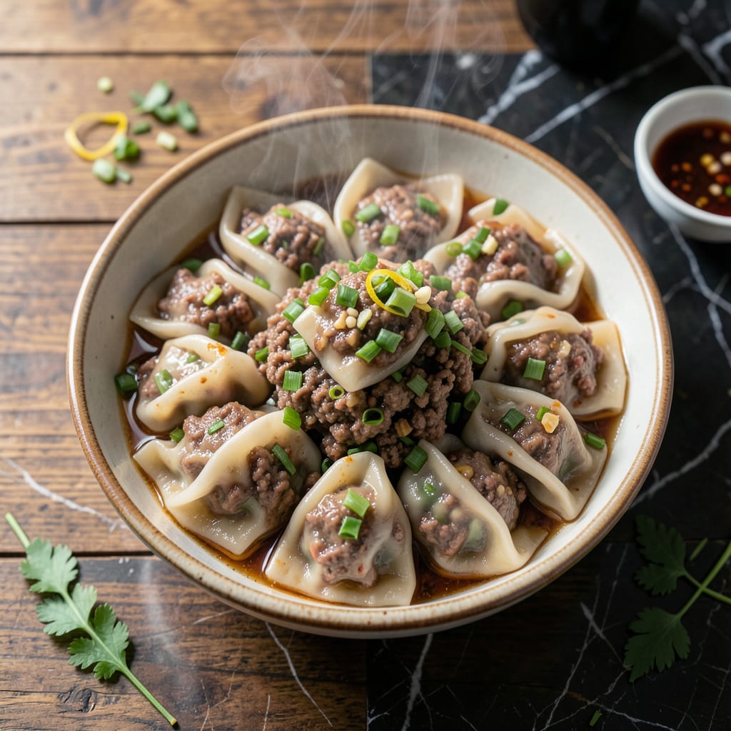 Comprehensive Beef Dumpling Recipe Steamed: Fluffy Pockets With Savory Beef Filling visual reference