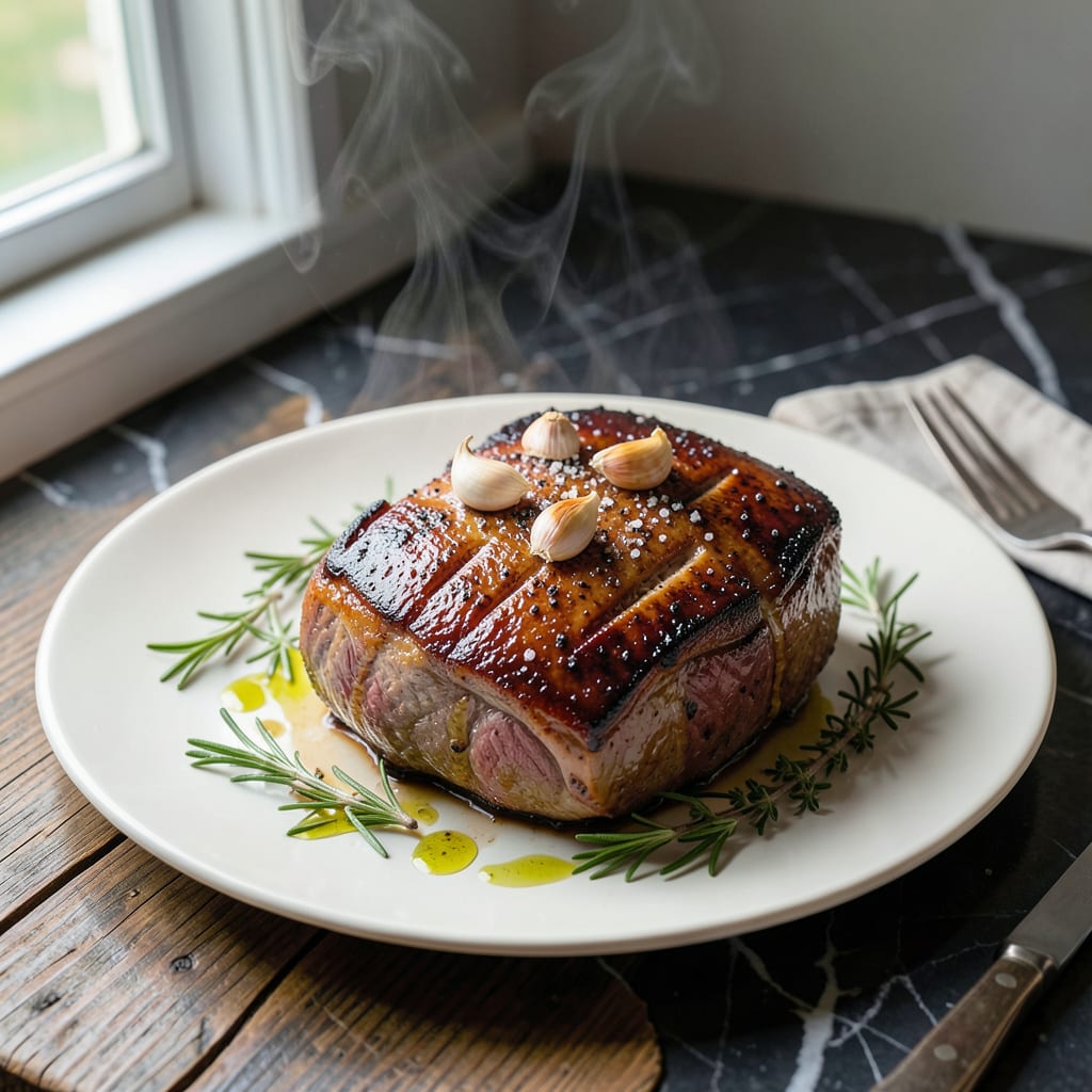 Beef Steam Roast Recipe: Oven Baked to Juicy Perfection example with annotations