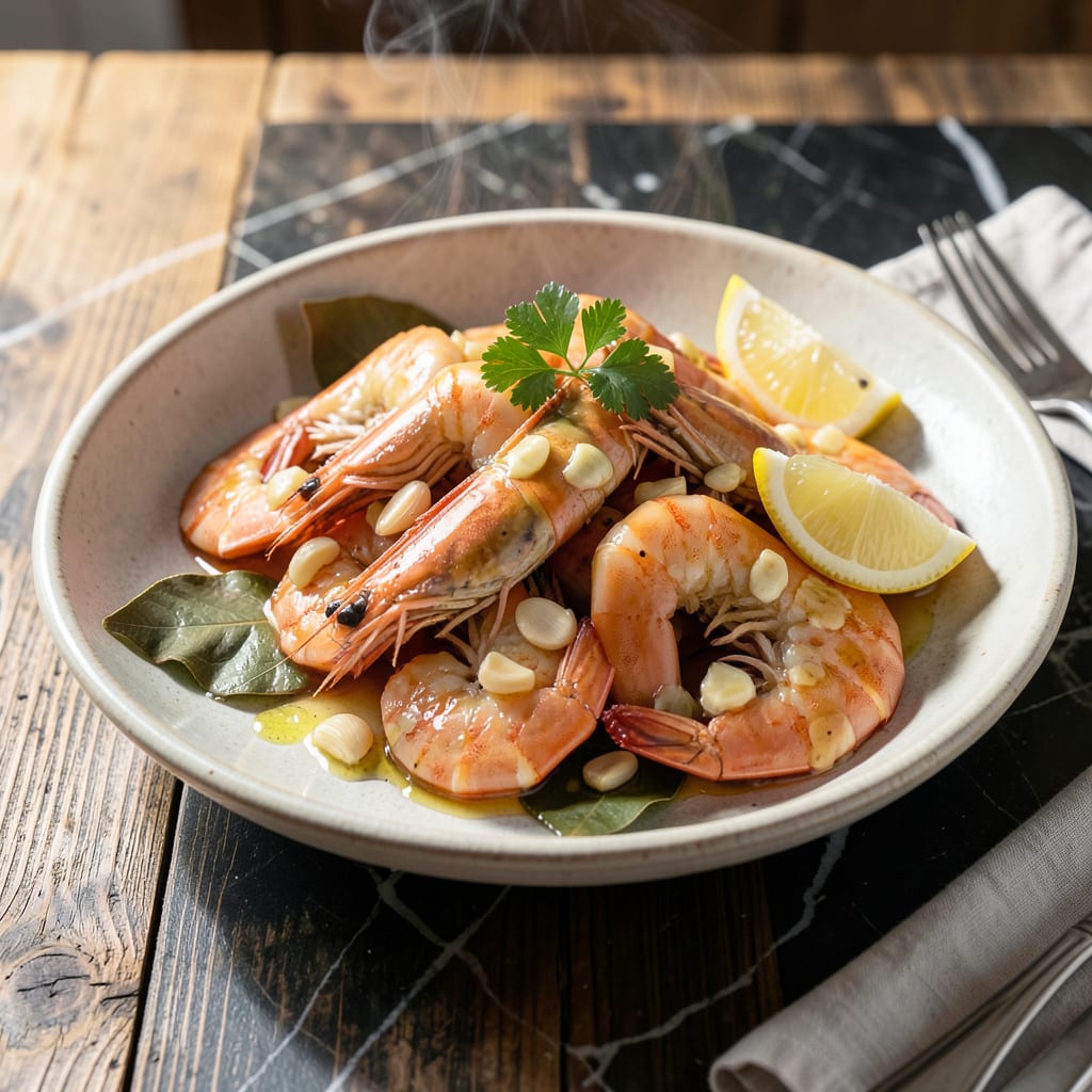 Beer Steamed Shrimp Recipe: Succulent Seafood With Hoppy Depth example with annotations