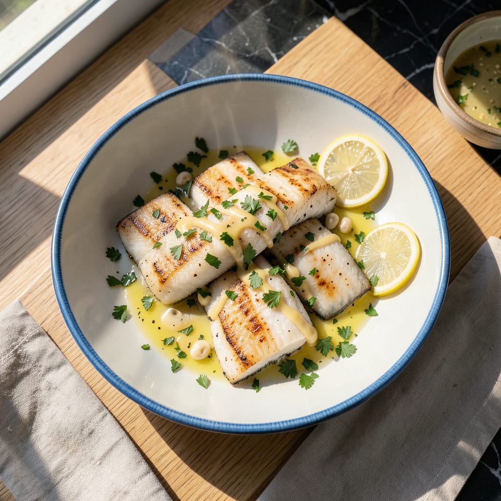 Best Broiled Flounder Recipe: Buttery Lemon Garlic Perfection in 12 Minutes example with annotations