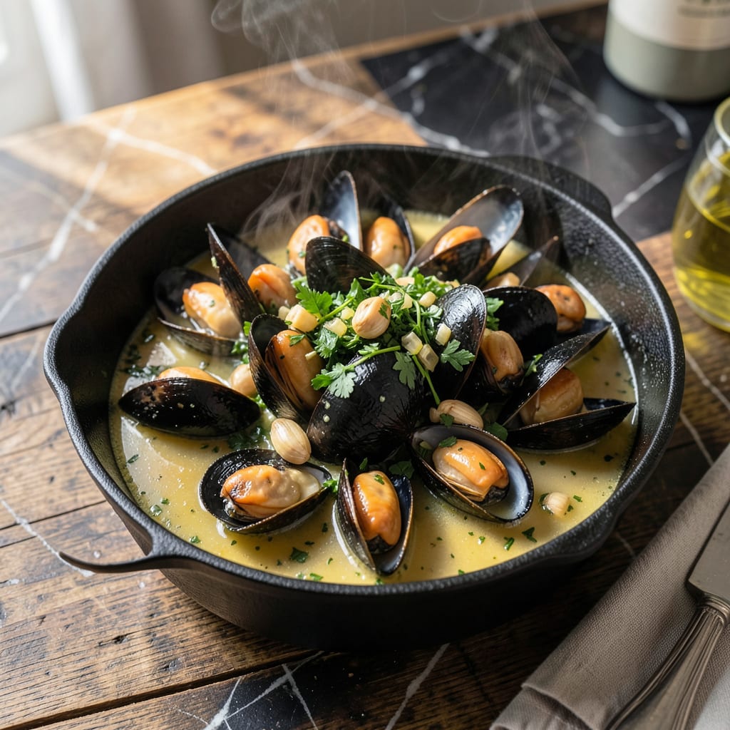 Complete Best Steamed Mussels Recipe: White Wine and Garlic Infused Delight overview image