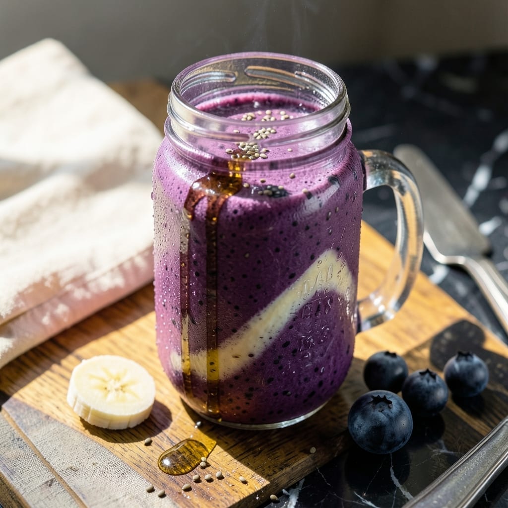 Blueberry Smoothie Recipe Without Yogurt: Silky Fruit Puree in Minutes