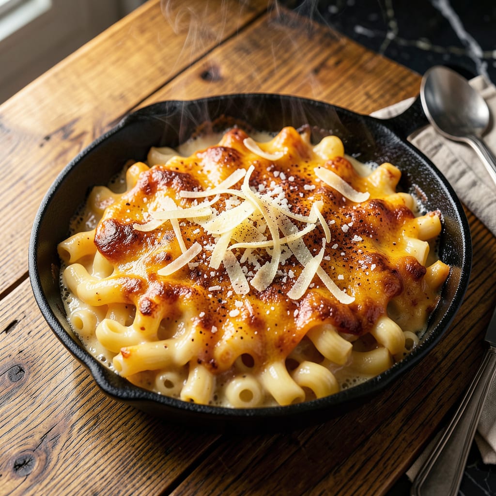 Complete Bobby Flay's Mac and Cheese Recipe: Extra Creamy With a Spicy Kick overview image
