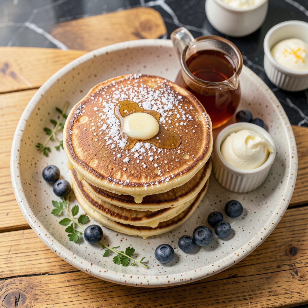 Visual representation of Bread Flour Pancakes Recipe: Ultra Fluffy Stacks Worth Waking Up For