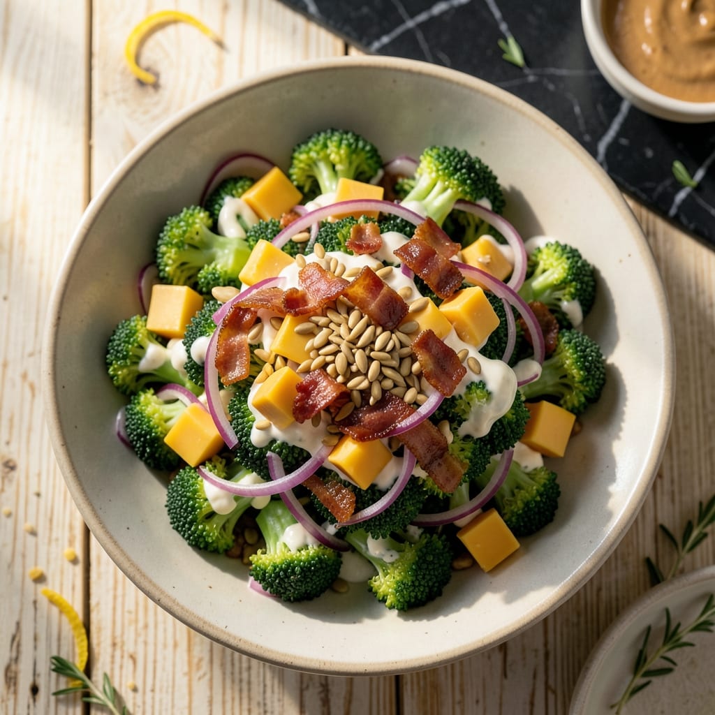 Complete Broccoli Salad Recipe Pioneer Woman: Crunchy Veggies With Creamy Dressing overview image
