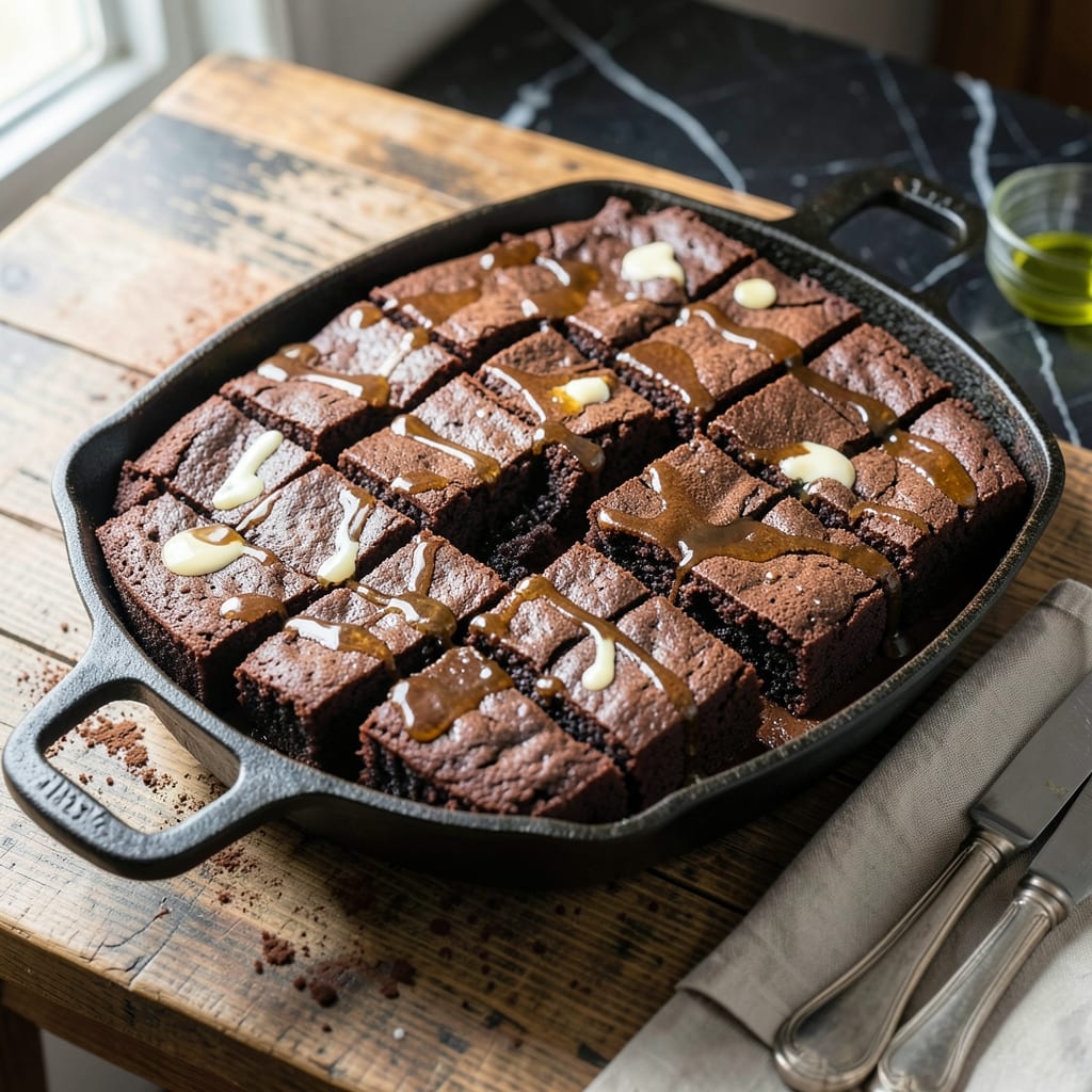 brownie recipe from scratch example with annotations