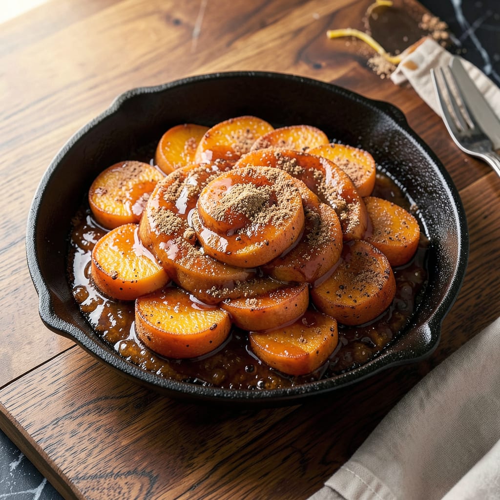 Visual representation of Bruce's Candied Yams Recipe: Sweet, Sticky Holiday Tradition