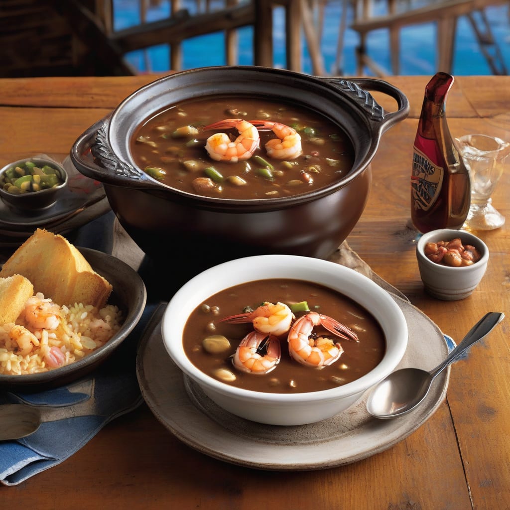 Bubba Gump's Shrimp Gumbo Recipe: Southern Comfort in a Bowl illustration with key details