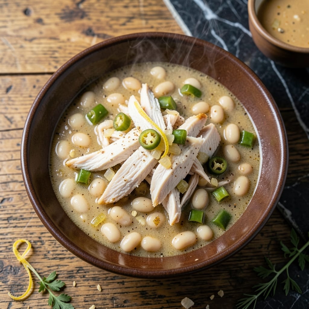 Calhoun's White Chicken Chili Recipe: Creamy Southwestern Warmth in Every Bowl Calhoun's White Chicken Chili Recipe: Creamy Southwestern Warmth in Every Bowl