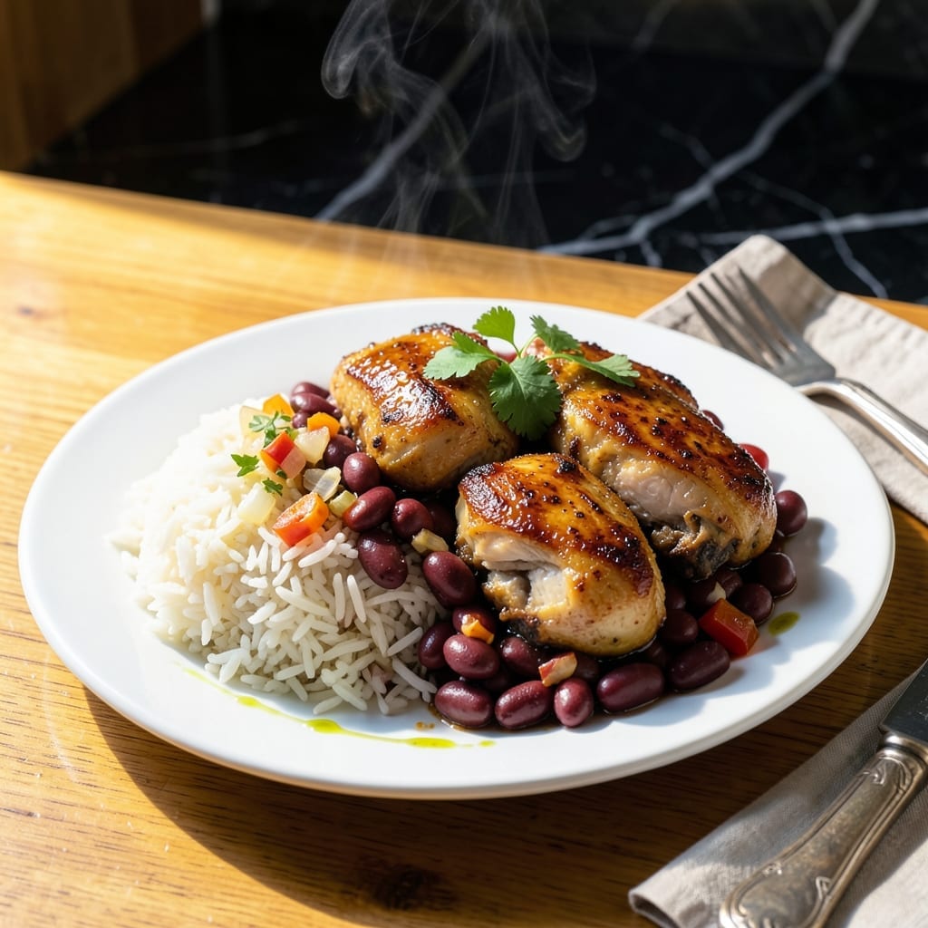 La Bandera Recipe Dominican Republic: National Dish With Rice, Beans, and Meat La Bandera Recipe Dominican Republic: National Dish With Rice, Beans, and Meat