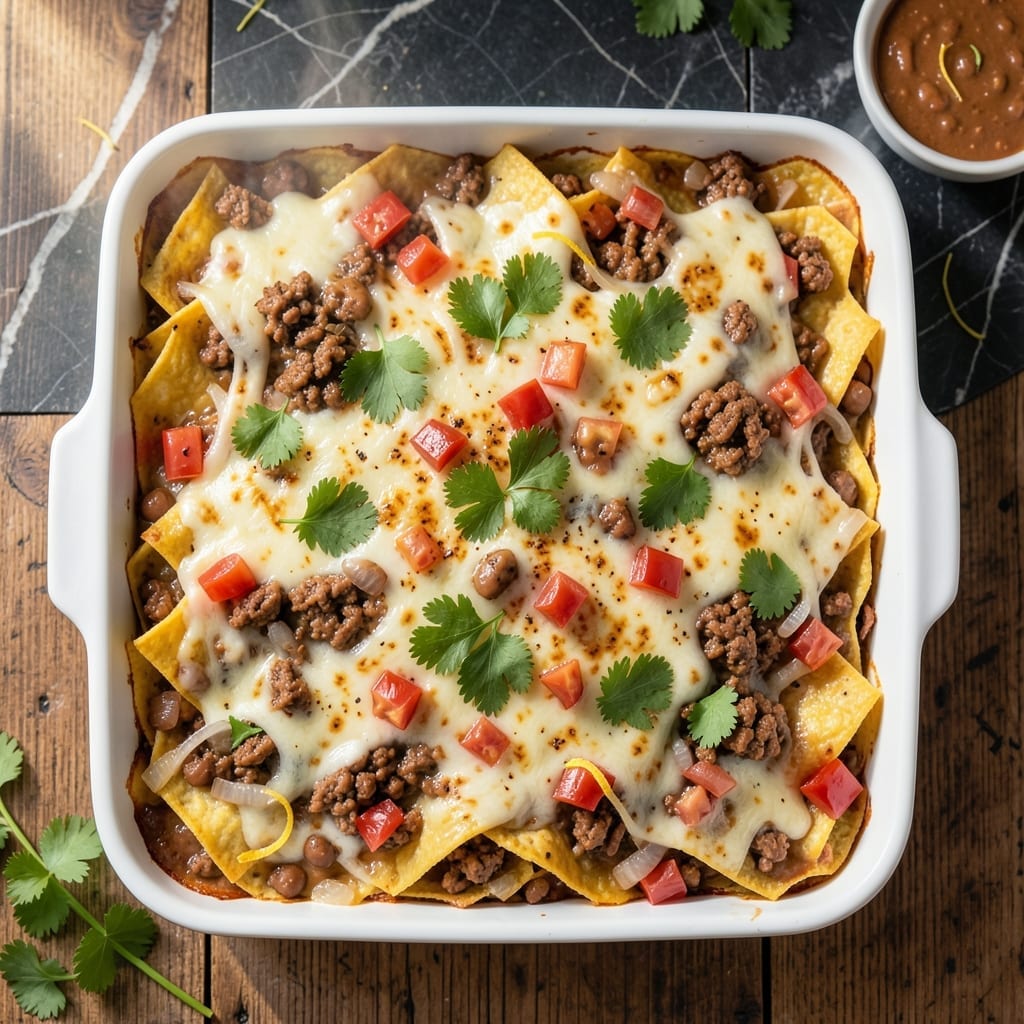 Weight Watchers Taco Casserole Recipe: Lighter Tex-Mex Layers of Flavor Weight Watchers Taco Casserole Recipe: Lighter Tex-Mex Layers of Flavor