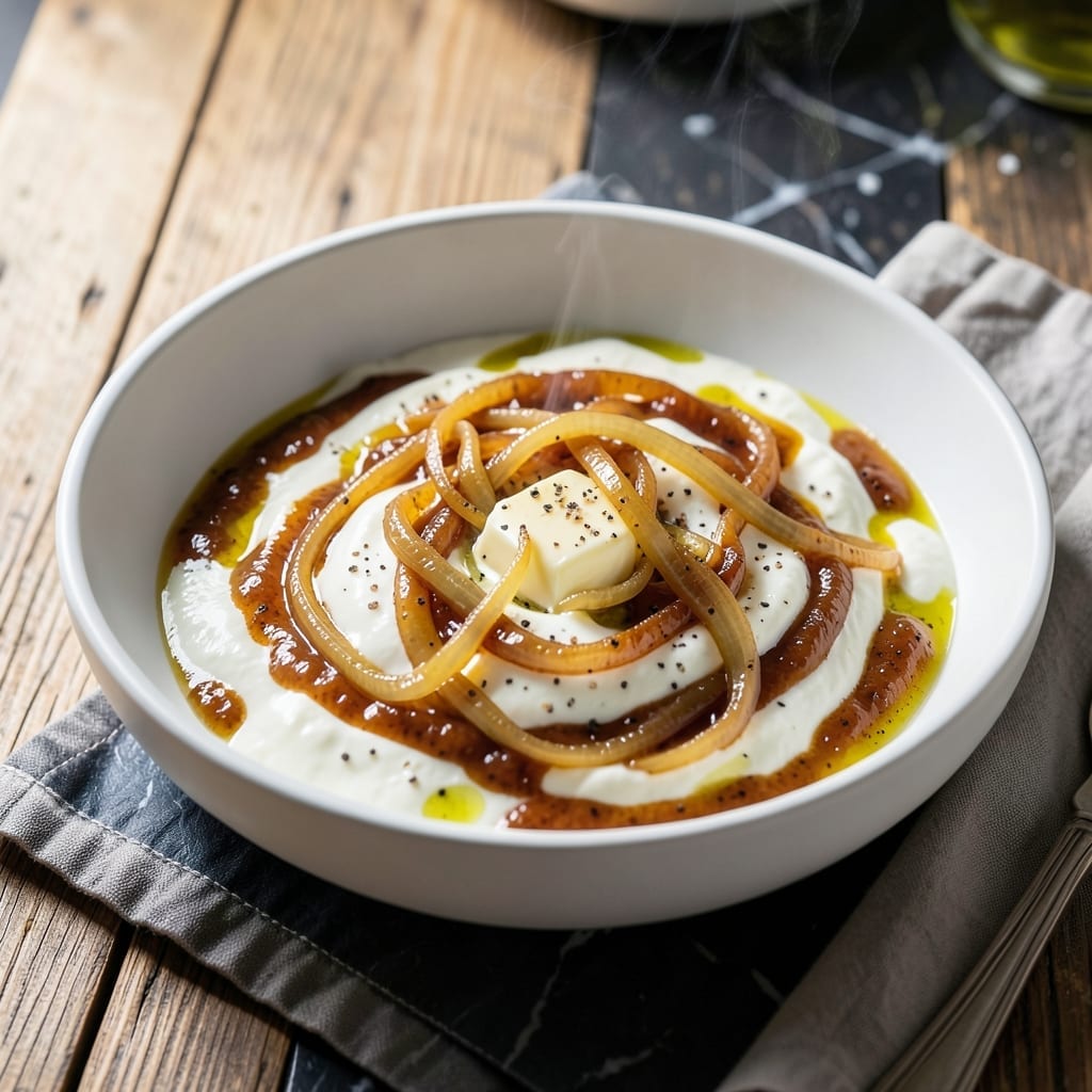 Pierogi Sauce Recipe: Buttery Onion and Sour Cream Drizzle