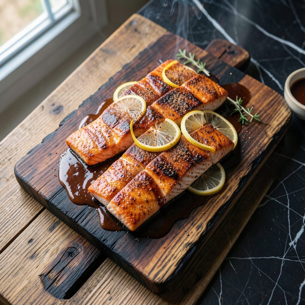 Smoked Salmon BBQ Recipe Hot: Alder-Plank Infused With Bold Spice Smoked Salmon BBQ Recipe Hot: Alder-Plank Infused With Bold Spice