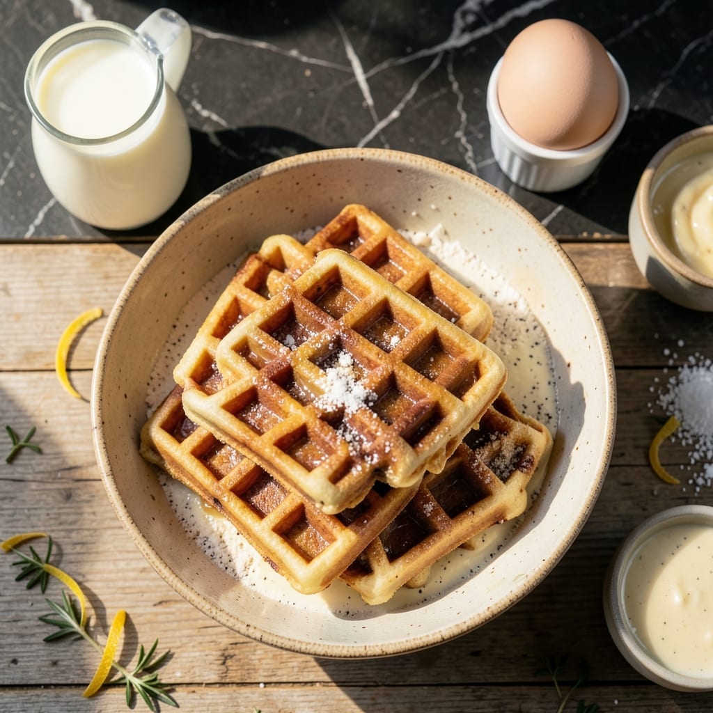 Small Waffle Batch Recipe: Perfectly Crisp Single-Serve Stacks