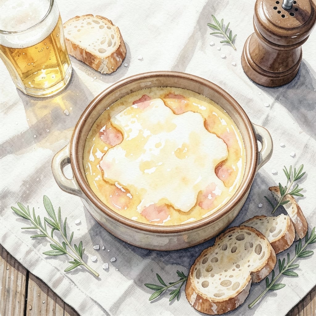 Cheese Fondue Recipe With Beer: Rich and Bubble-Free Melting Pot Cheese Fondue Recipe With Beer: Rich and Bubble-Free Melting Pot