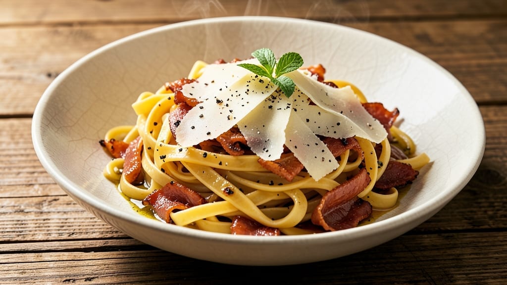 4-Egg Pasta Recipe: Ultra-Rich Carbonara With Crispy Pancetta 4-Egg Pasta Recipe: Ultra-Rich Carbonara With Crispy Pancetta