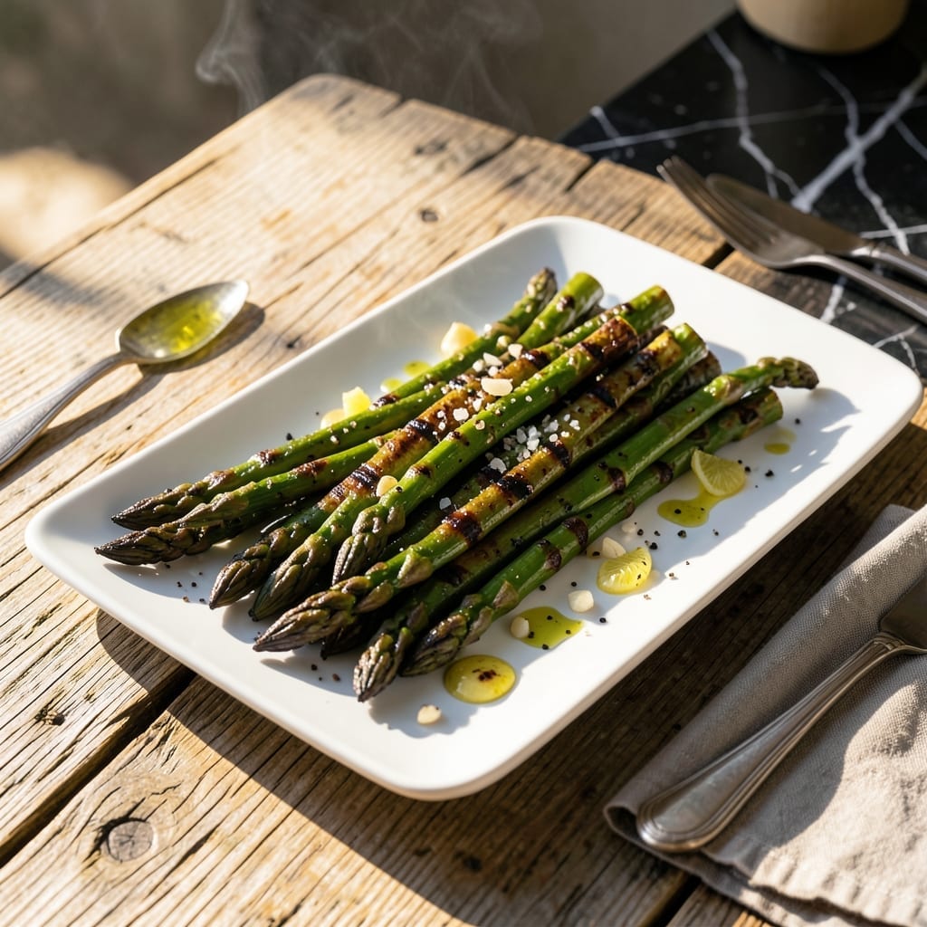 BBQ Asparagus Recipe Grilled: Smoky Char With Lemon Zest BBQ Asparagus Recipe Grilled: Smoky Char With Lemon Zest