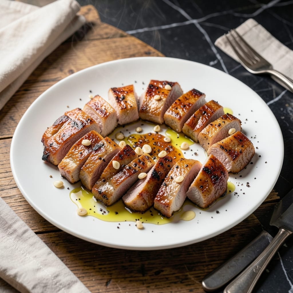 Pork Strips Recipe: Quick Pan-Seared Bites with Garlic Butter