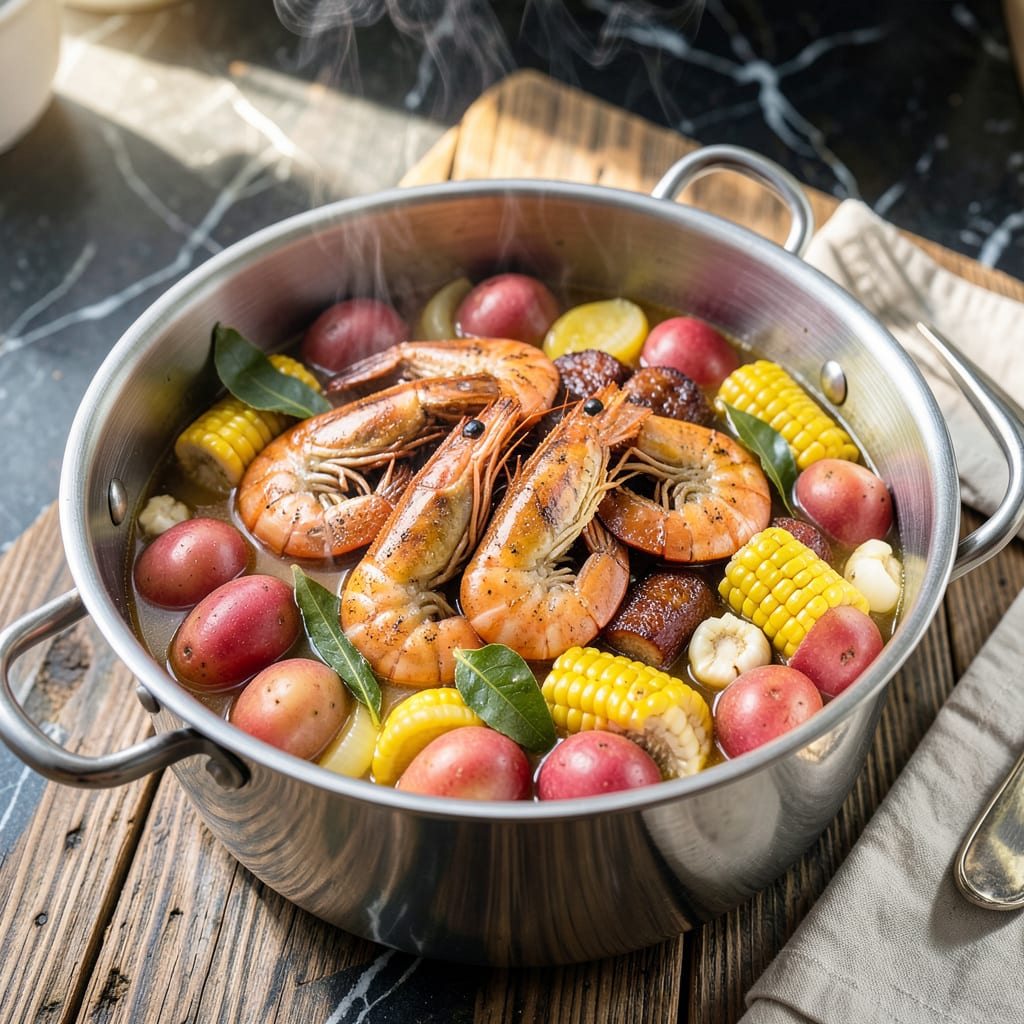 cajun steam pot recipe detailed visual guide