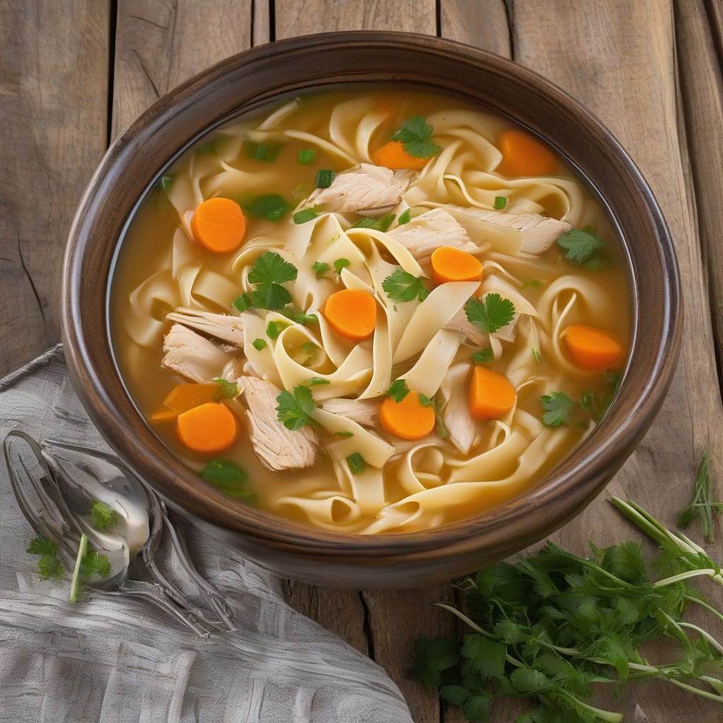 Campbell's Chicken Noodle Soup Recipe: Creamy Comfort in a Bowl example with annotations