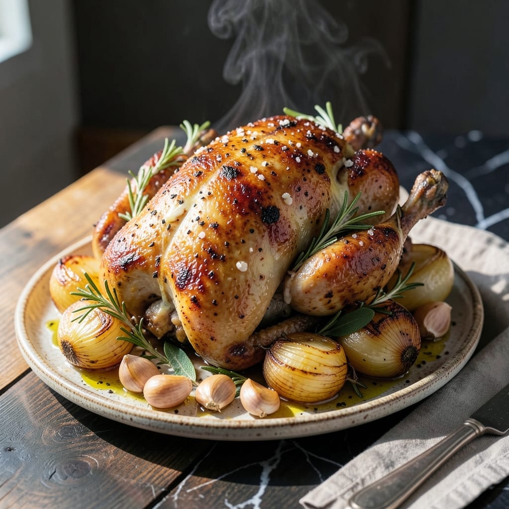 Whole Chicken Recipe Roasted: Herb-Crusted Golden Brown Delight Whole Chicken Recipe Roasted: Herb-Crusted Golden Brown Delight