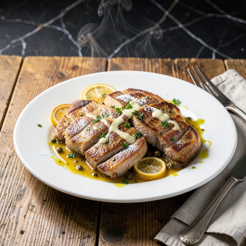 Beef Piccata Recipe: Lemon-Caper Sauce With Tender Cutlets