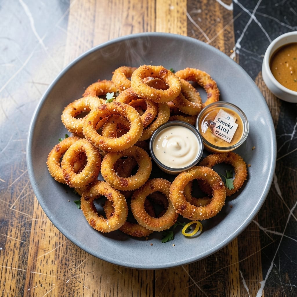 Panko Onion Rings Recipe: Extra-Crispy Beer-Battered Crunch Panko Onion Rings Recipe: Extra-Crispy Beer-Battered Crunch