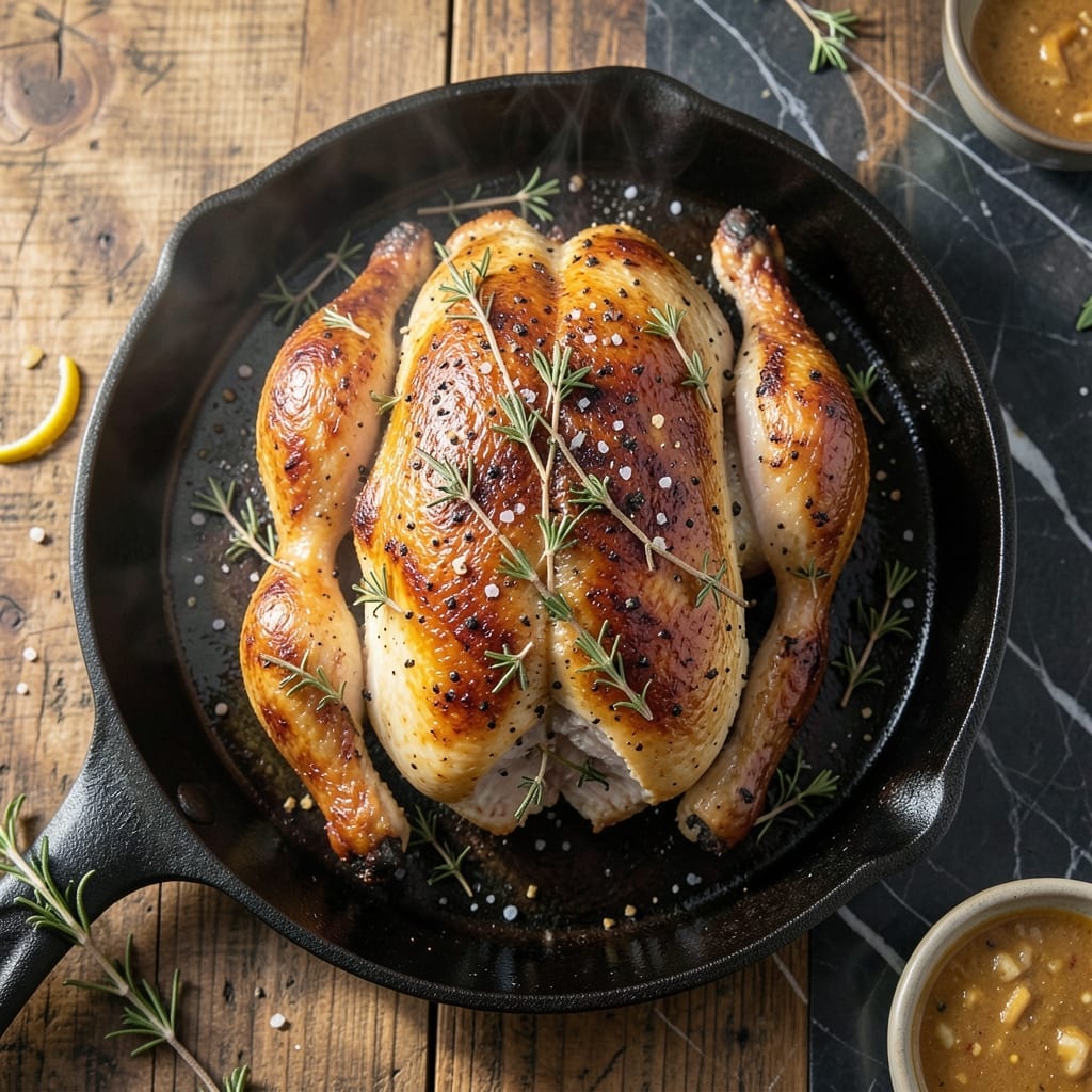 Whole Chicken Recipe Spatchcock: Even Cooking and Crispy Skin Every Time