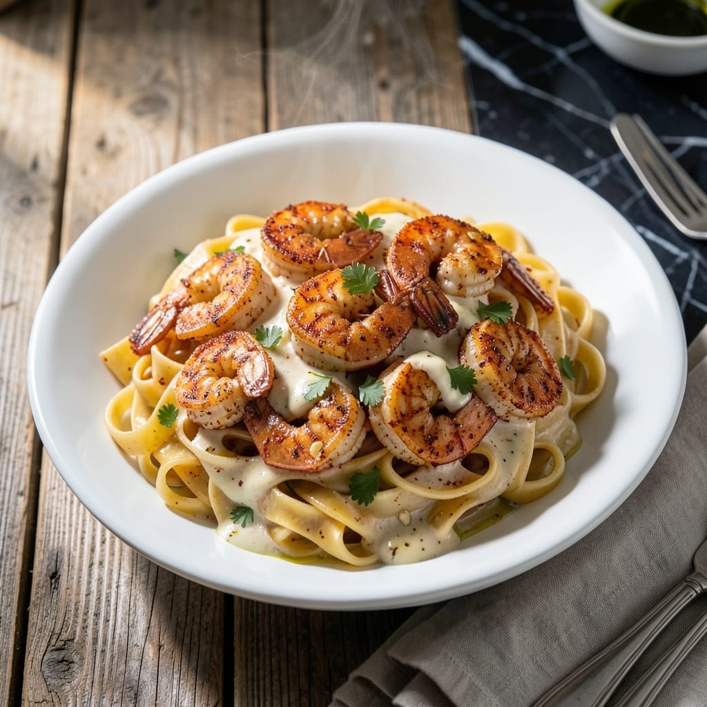 Cajun Shrimp Alfredo Recipe With Jar Sauce: Spicy Kick to Creamy Pasta