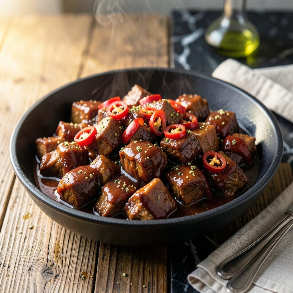 BBQ Beef Tips Recipe Slow Cooker: Mississippi-Style Pepperoncini Melt