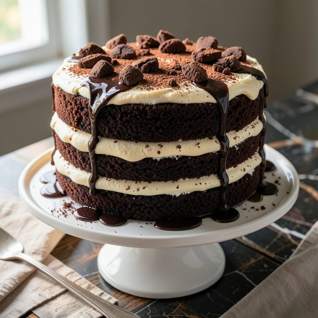 Paula Deen's Ding Dong Cake Recipe: Decadent Chocolate Layers With Creamy Filling Paula Deen's Ding Dong Cake Recipe: Decadent Chocolate Layers With Creamy Filling